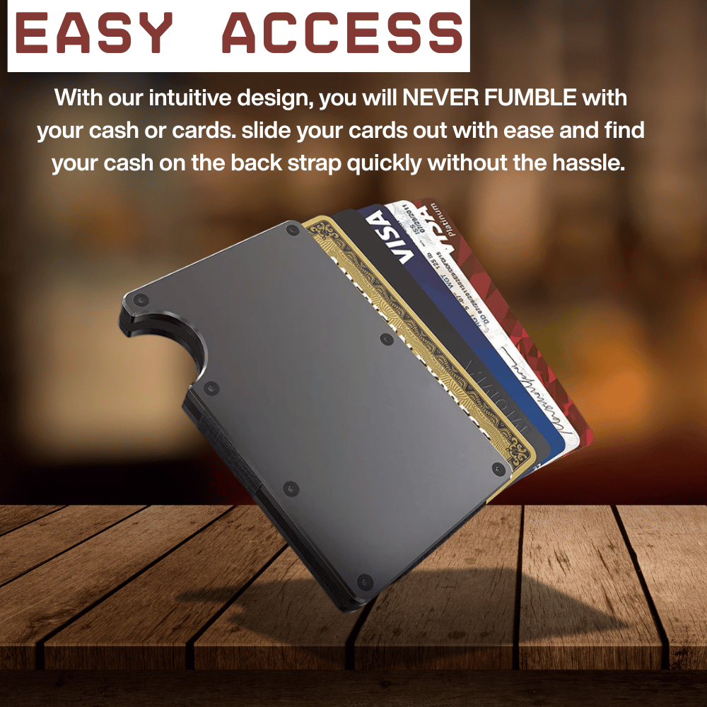 Slim RFID Blocking Wallet: Premium Card Holder - Full Storee