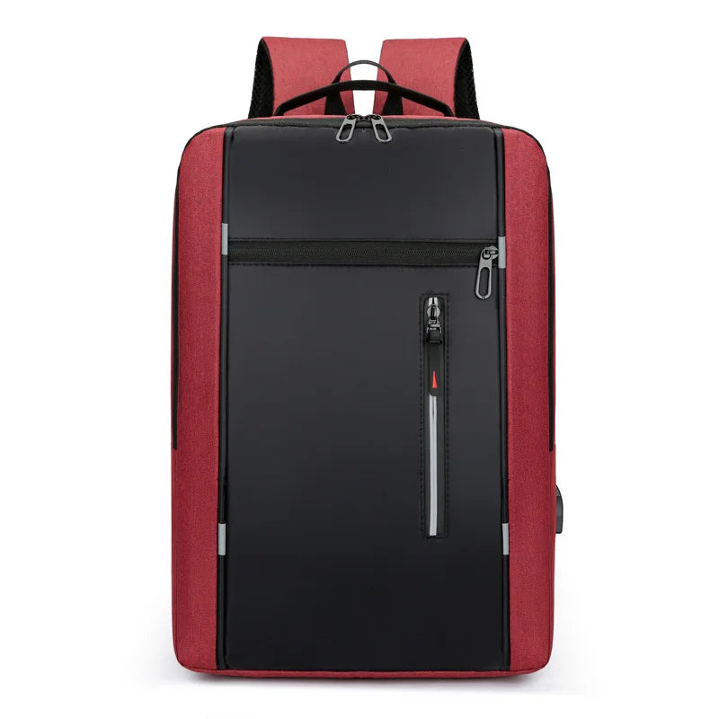 Tech Backpack - 15.6" Laptop Bag with USB & Waterproof Design