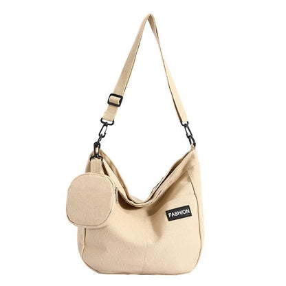 Women's Fashionable Nylon Bag - Spacious & Durable Messenger - Full Storee