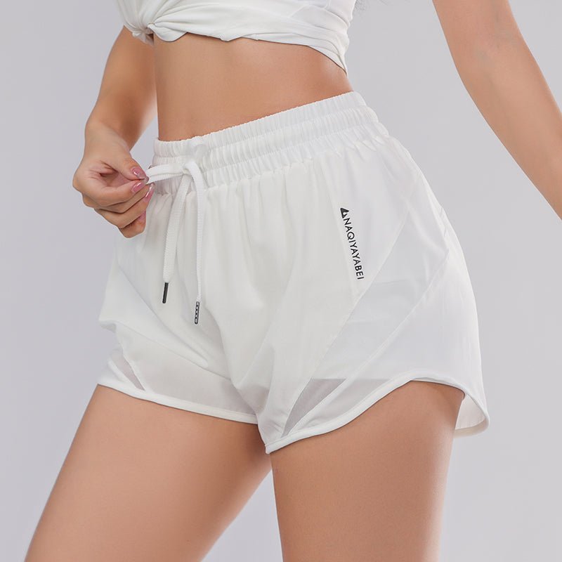 High Waist Women's Gym Shorts - Full Storee