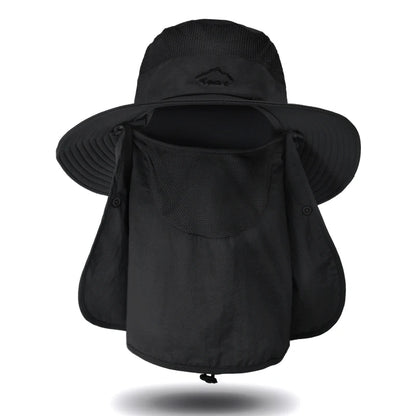 Foldable 3-in-1 Bucket Hat with UV Protection & Quick Dry