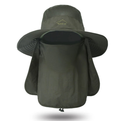 Foldable 3-in-1 Bucket Hat with UV Protection & Quick Dry