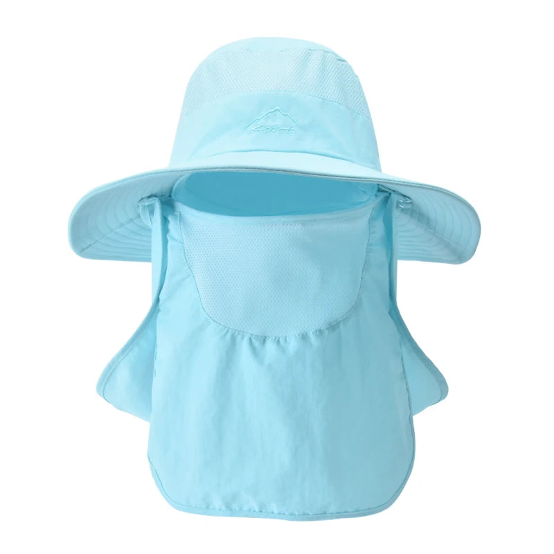 Foldable 3-in-1 Bucket Hat with UV Protection & Quick Dry