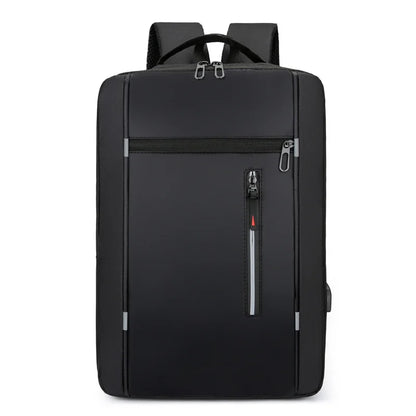 Tech Backpack - 15.6" Laptop Bag with USB & Waterproof Design