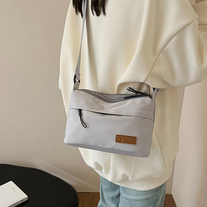 Unisex Nylon Crossbody Bag - Casual Wear 