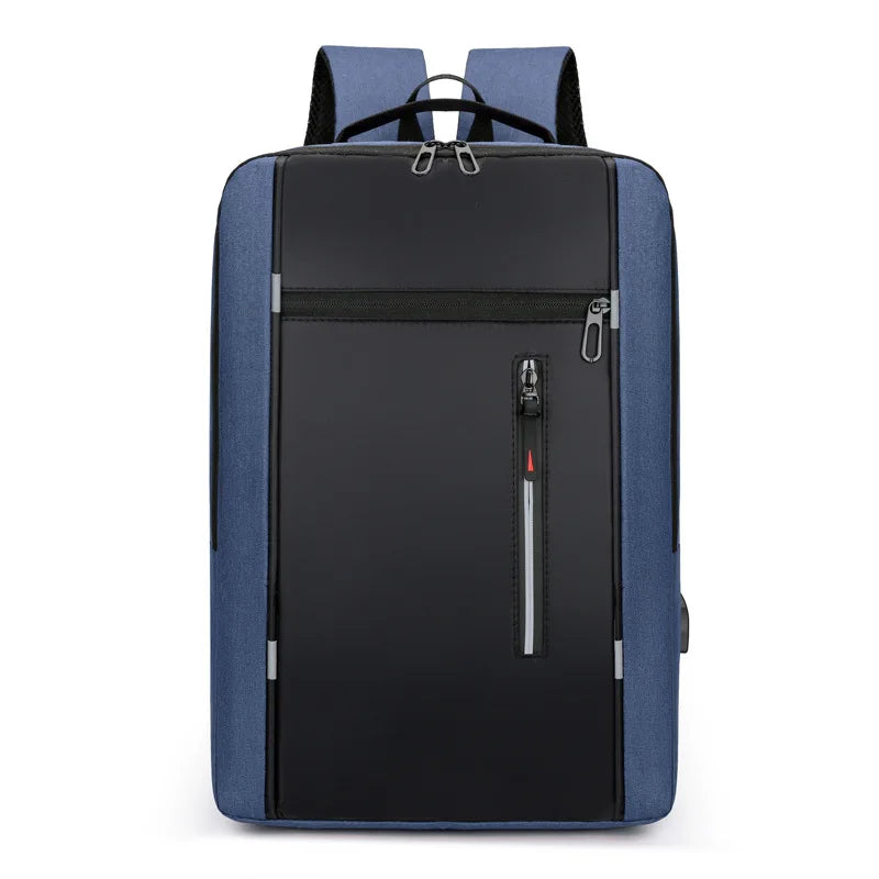 Tech Backpack - 15.6" Laptop Bag with USB & Waterproof Design