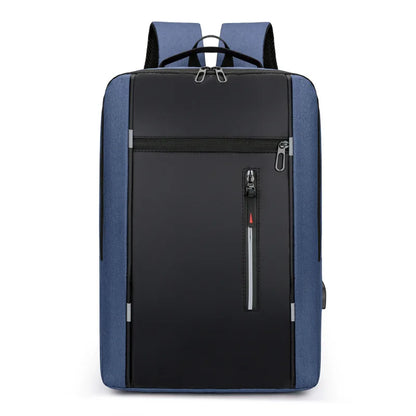 Tech Backpack - 15.6" Laptop Bag with USB & Waterproof Design