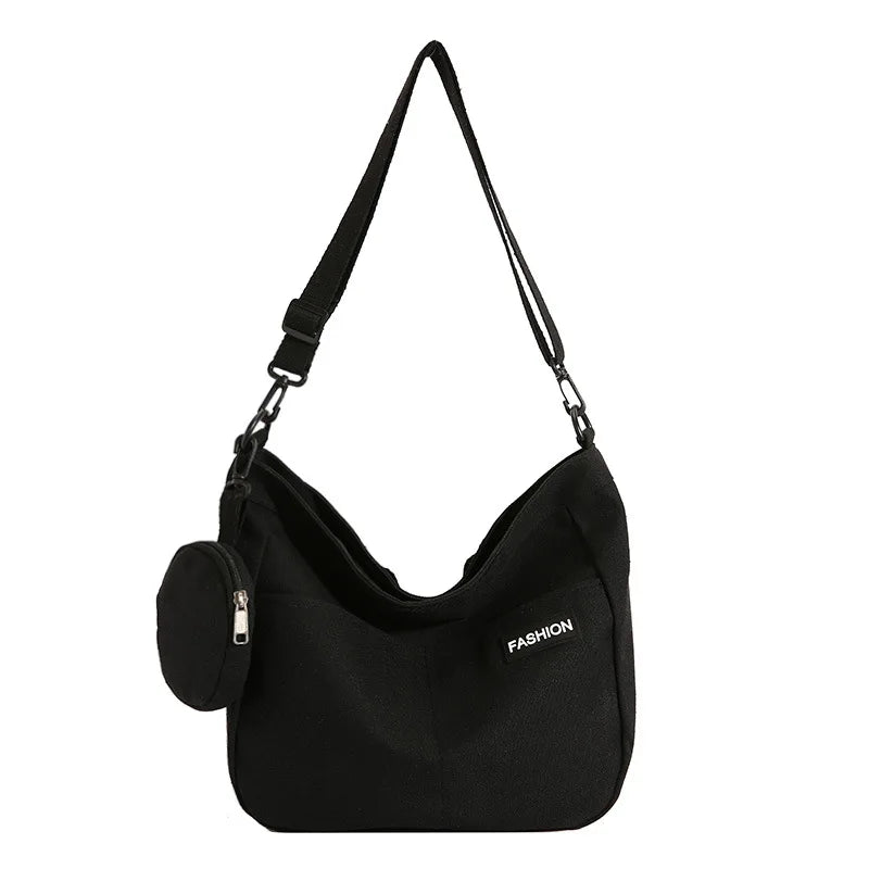 Women's Fashionable Nylon Bag - Spacious & Durable Messenger - Full Storee