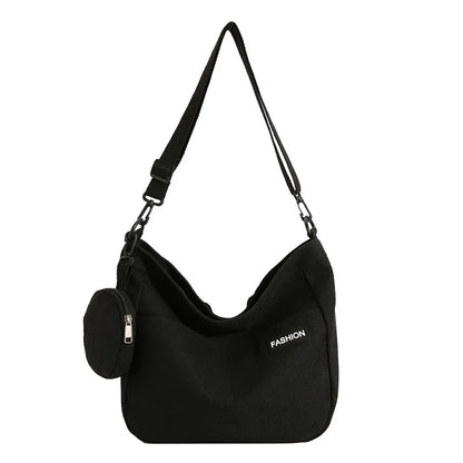 Women's Fashionable Nylon Bag - Spacious & Durable Messenger - Full Storee