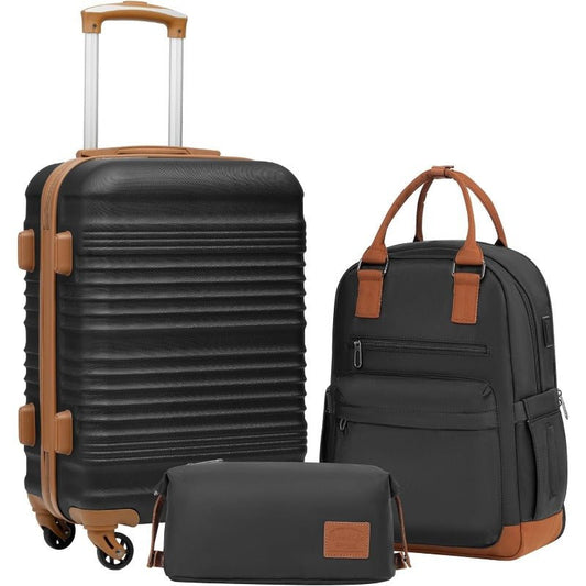 Hardside Luggage Set 3 - Piece with TSA Lock & Spinner Wheels - Full Storee