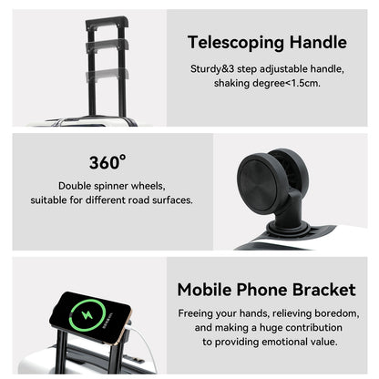 20" Cabin Suitcase Spinner with Front Opening - Full Storee