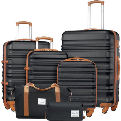 Hardside Luggage Set 6 - Piece with TSA Lock & Spinner Wheels - Full Storee