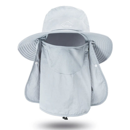 Foldable 3-in-1 Bucket Hat with UV Protection & Quick Dry