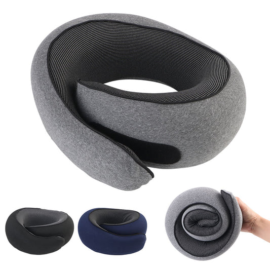 Memory Foam Travel Pillow - Snail Pillow for Comfort for Neck Support
