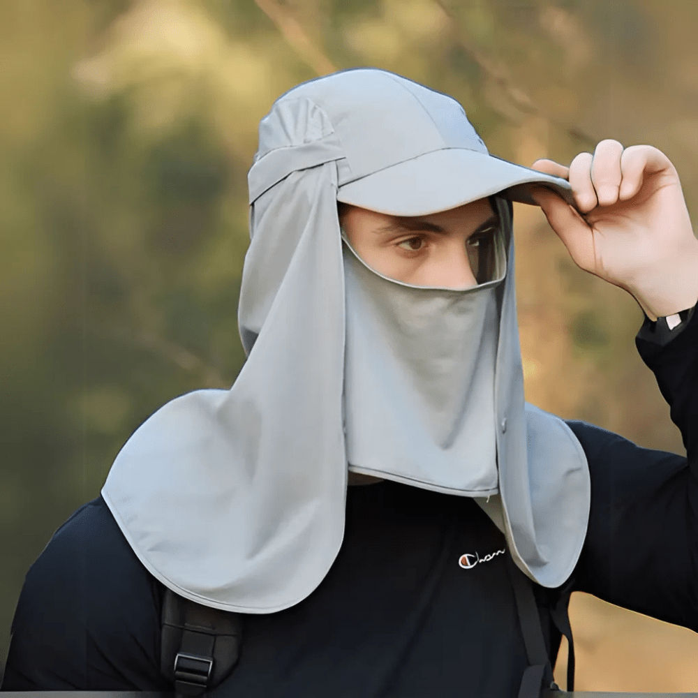 Foldable 3 - in - 1 Sun Visor Cap with UV Protection & Quick Dry - Full Storee