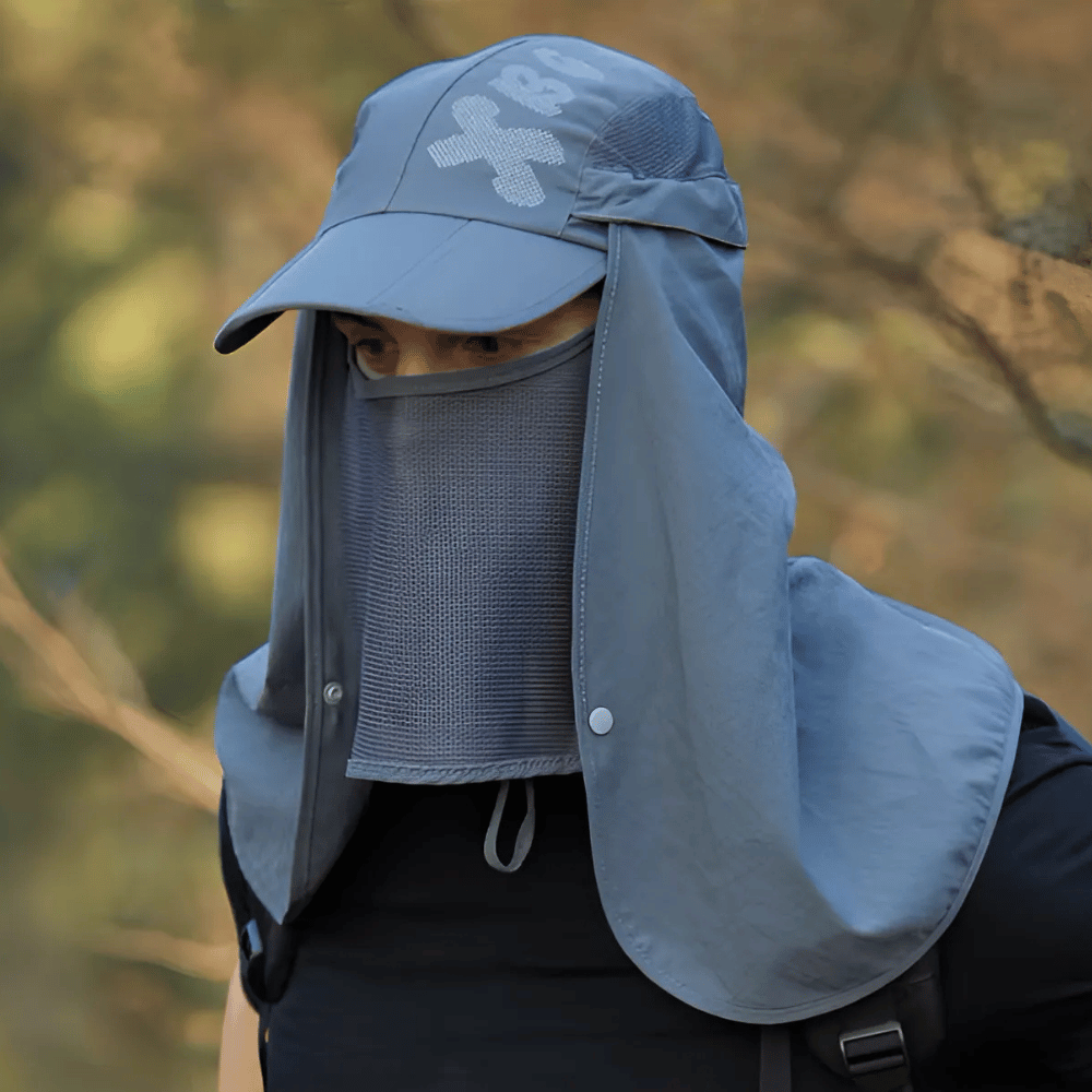 Foldable 3 - in - 1 Sun Visor Cap with UV Protection & Quick Dry - Full Storee